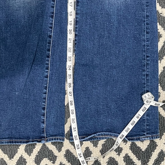 womens american eagle outfitters size 14 long kick boot super stretch jeans - Picture 9 of 11